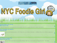 Tablet Screenshot of nycfoodiegirl.com